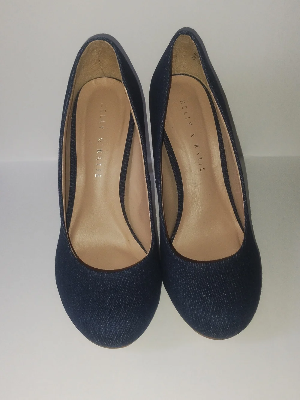 Kelly & Katie Size 7.5 denim Heel